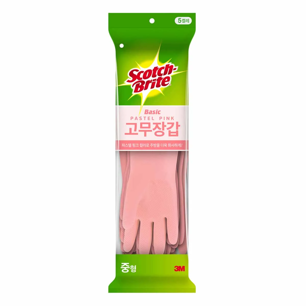 쿠팡 스카치브라이트 베이직 고무장갑 5p