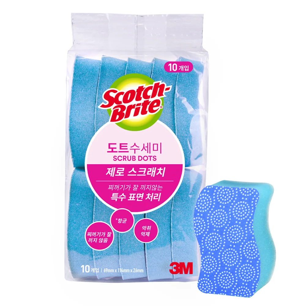 쿠팡 스카치브라이트 제로 스크래치 도트 수세미