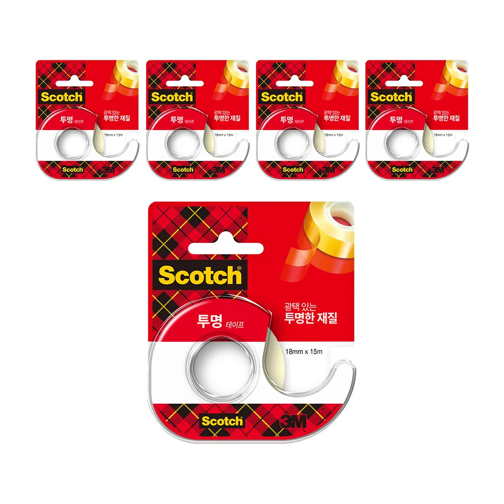 쿠팡 스카치 테이프 디스펜서 18mm x 15m 581D