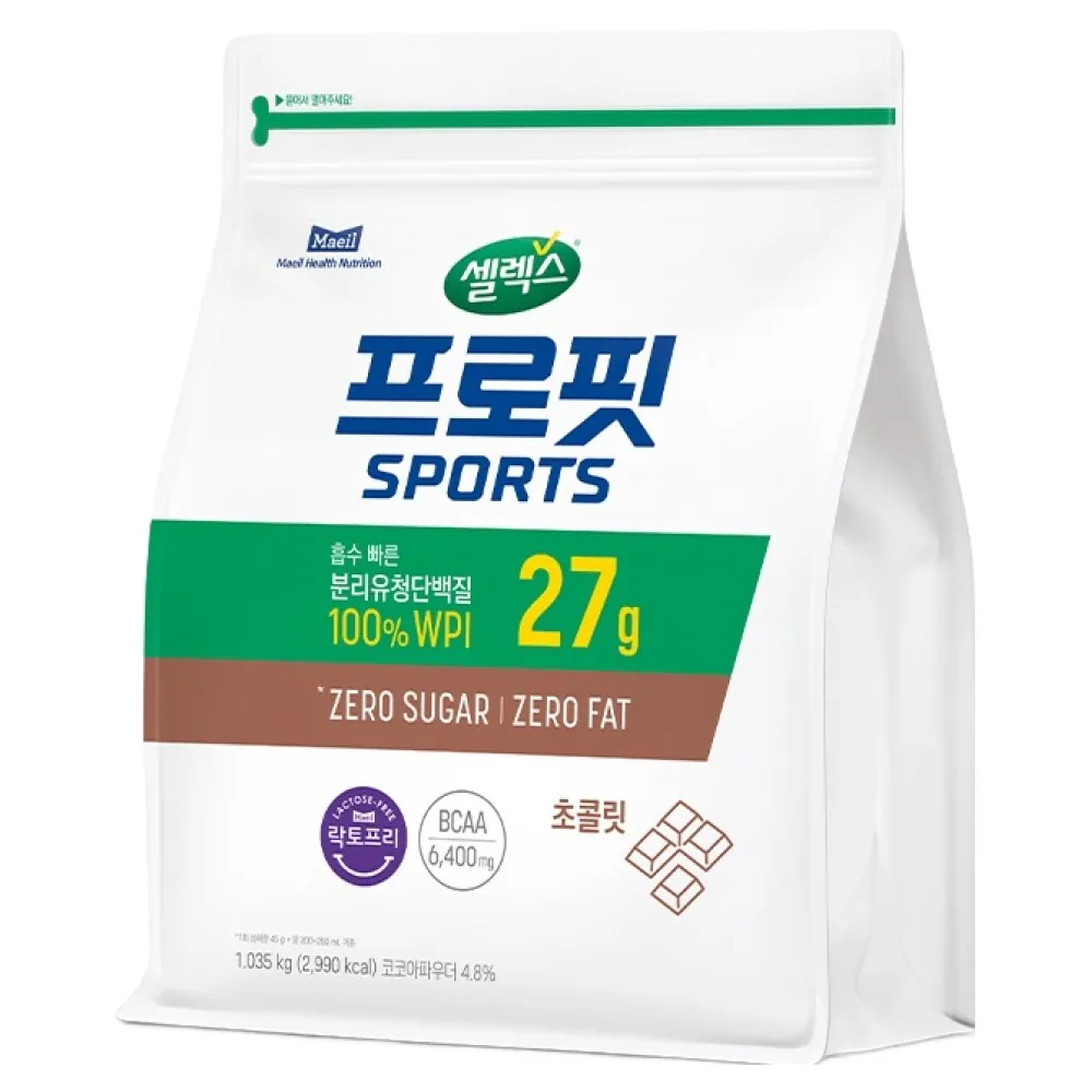 쿠팡 셀렉스 프로핏 스포츠 초콜릿 프로틴 파우더