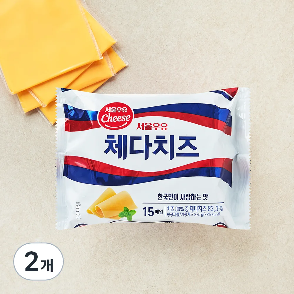 쿠팡 서울우유치즈 체다 슬라이스 치즈