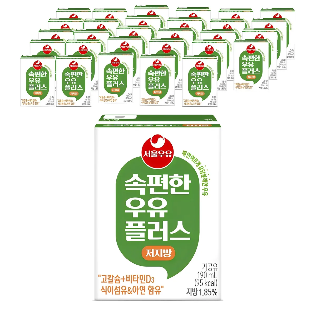 쿠팡 서울우유 속편한 우유 플러스 저지방