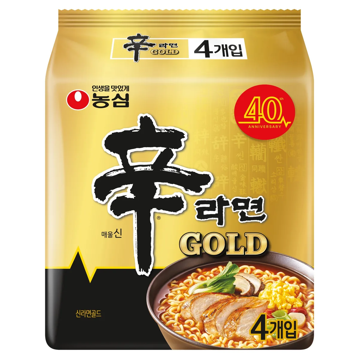 쿠팡 신라면 골드 125g 4개
