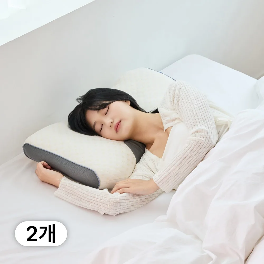 쿠팡 슬립포어 목편한 수면 베개 2p