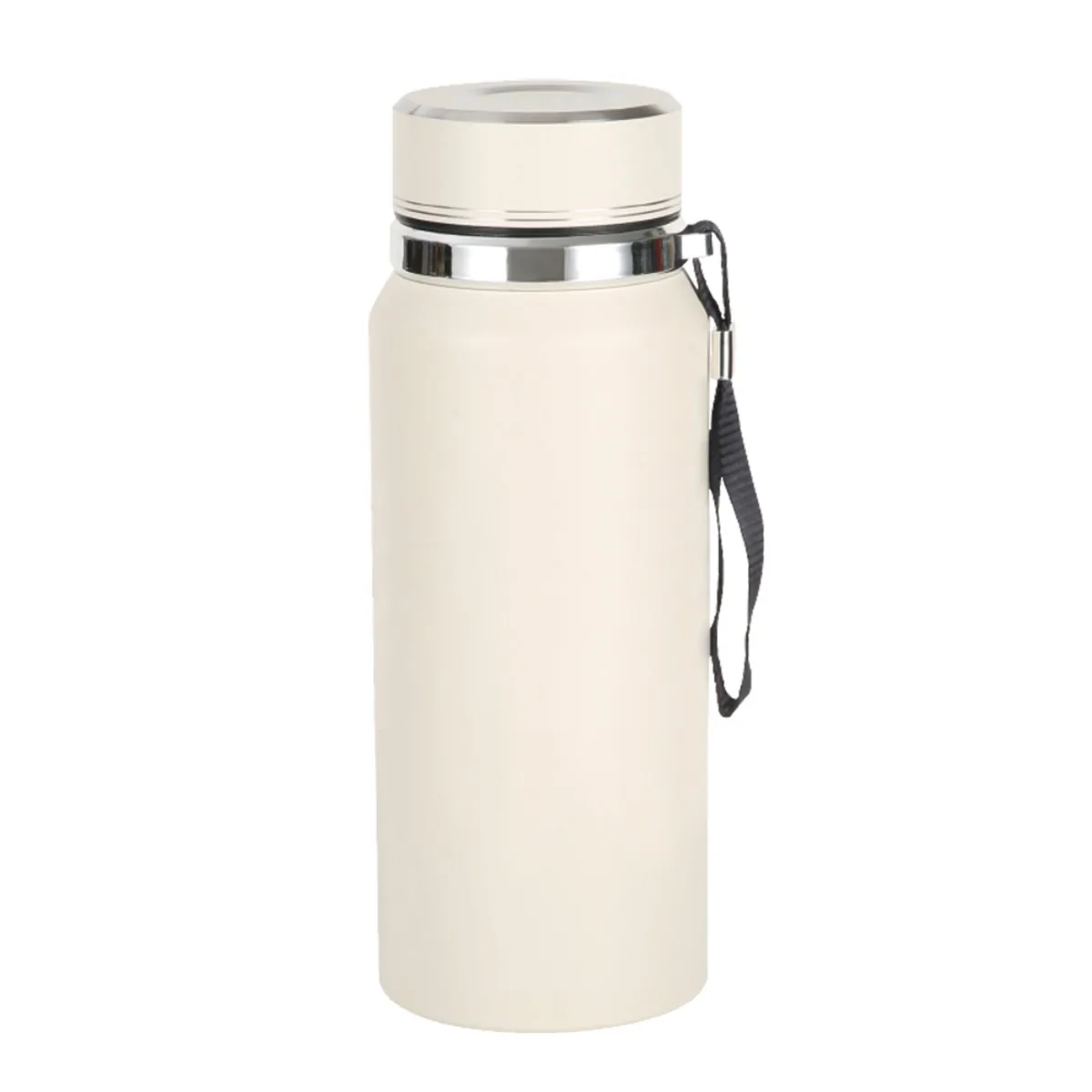 쿠팡 다쓱 보온 보냉 온도표시 스텐 스마트 텀블러 1000ml 프리미엄 베이지