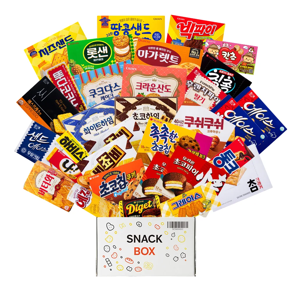 쿠팡 스낵박스 비스킷쿠키 32p 세트