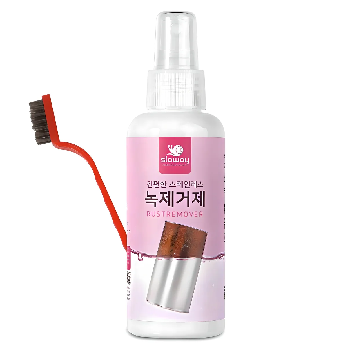 쿠팡 슬로웨이 스테인레스 녹제거제+브러쉬