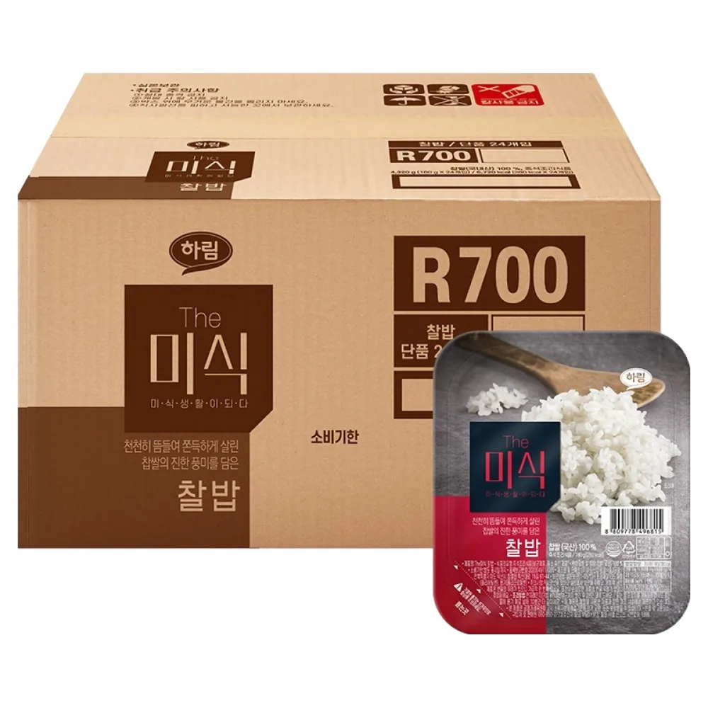 쿠팡 더미식 찰밥 180g 24개