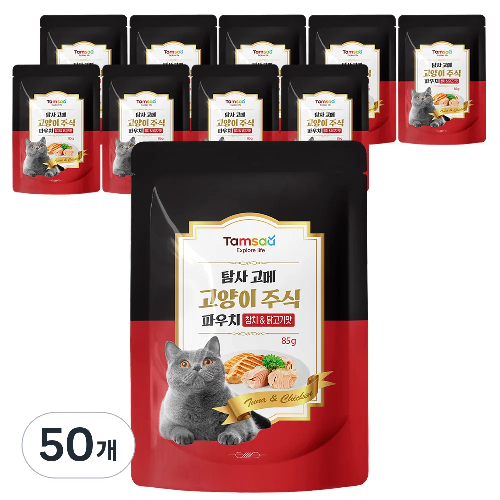 쿠팡 탐사 고양이 고메 주식 파우치