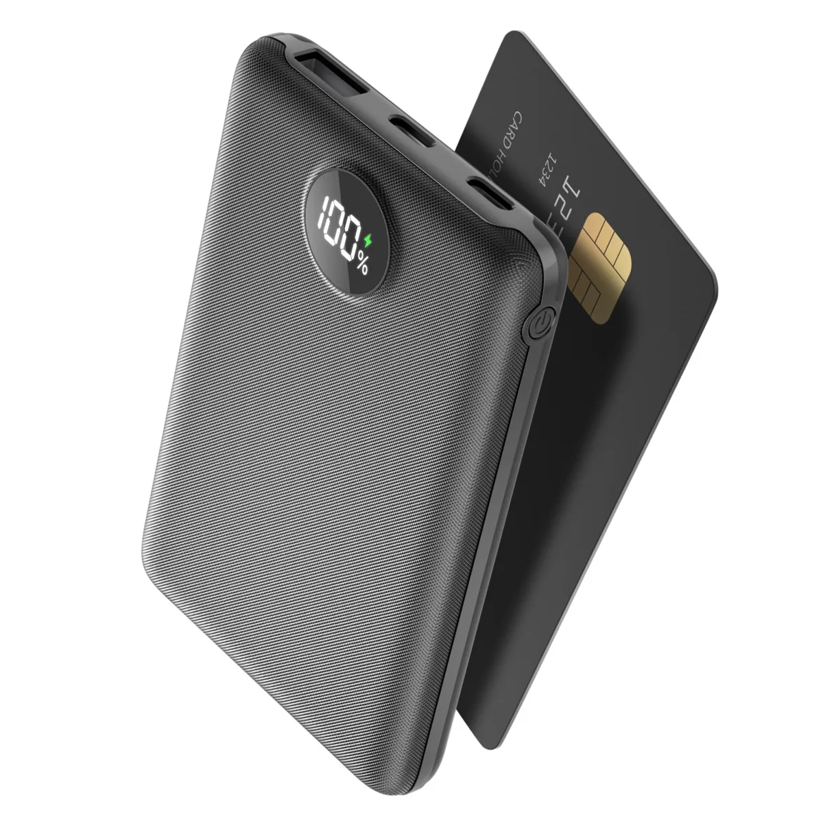 쿠팡 UOOFON 고속충전 미니 보조배터리 10000mAh PD 22.5W QC3.0 LED 잔량표시 포켓 휴대용 20W C타입 케이블