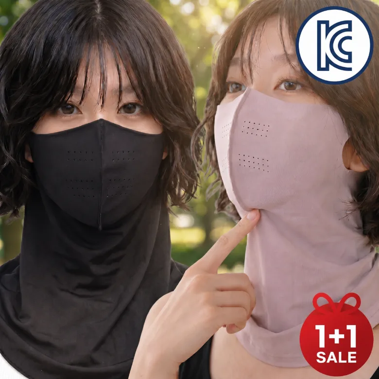 쿠팡 위터온 1+1 롱넥 자외선차단 스포츠 마스크