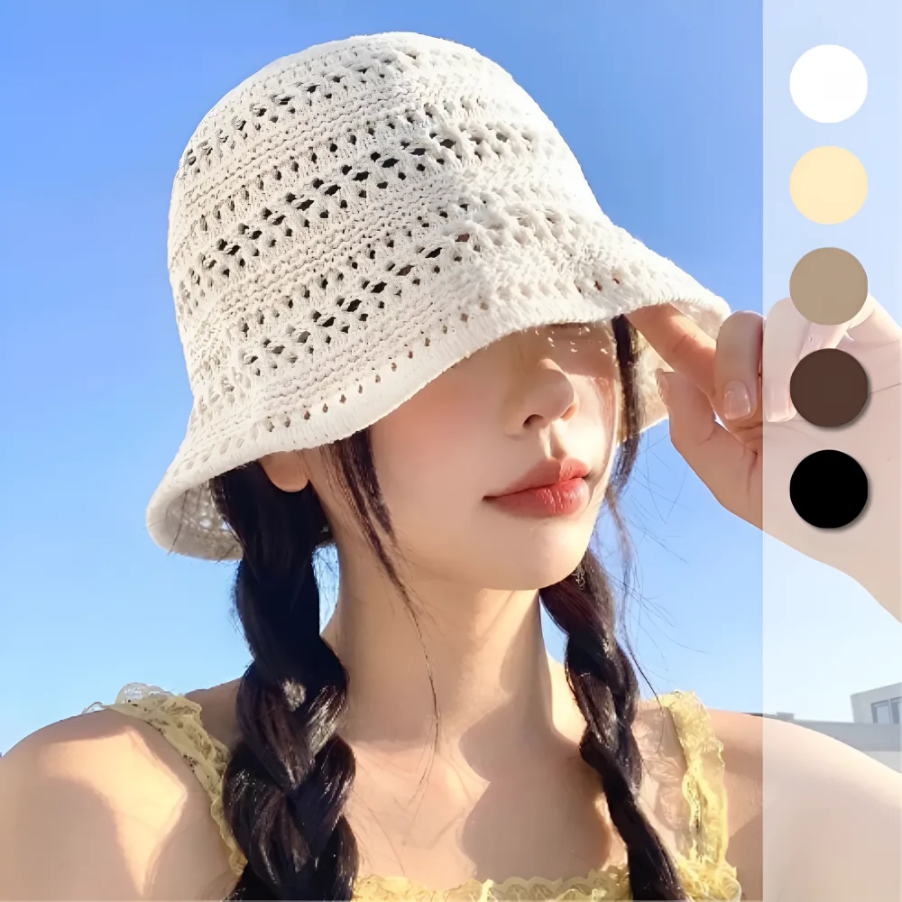 쿠팡 어도어모먼트 여성 버킷햇 여름 경량 니트모자