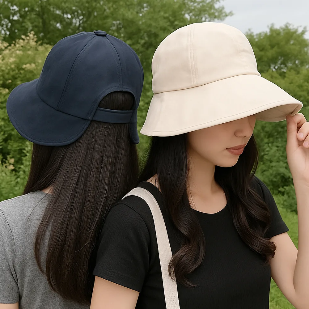 쿠팡 무식이네 여성용 오앤오 썬데이 벨크로 보넷 버킷햇 2종 세트