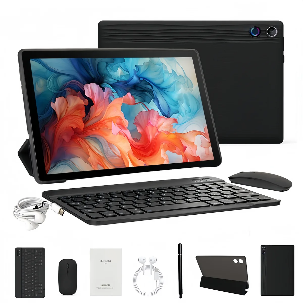 쿠팡 Wqplo A10L 태블릿 PC 10.1인치 12GB+64GB 8코어 Wi-Fi 검정색
