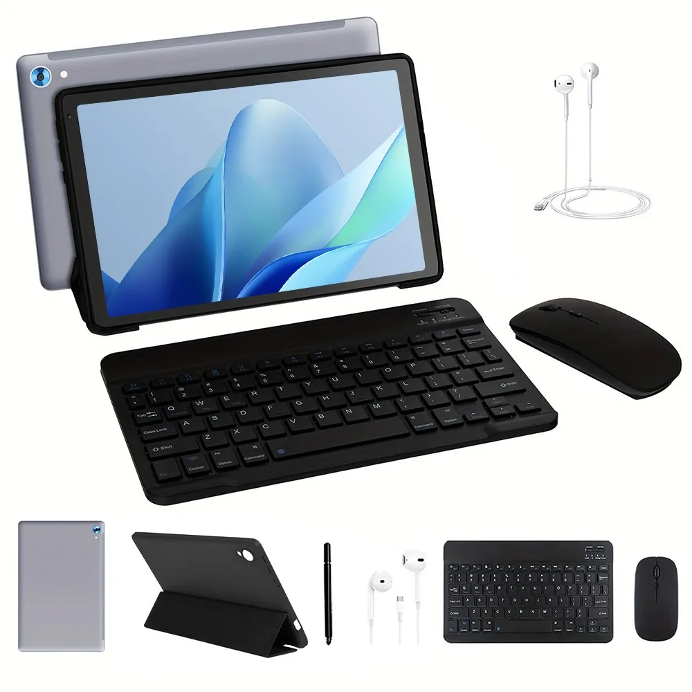 쿠팡 Wqplo C108 태블릿PC 10.1인치 24GB+128GB 8코어 안드로이드 15 Wi-Fi 그레이