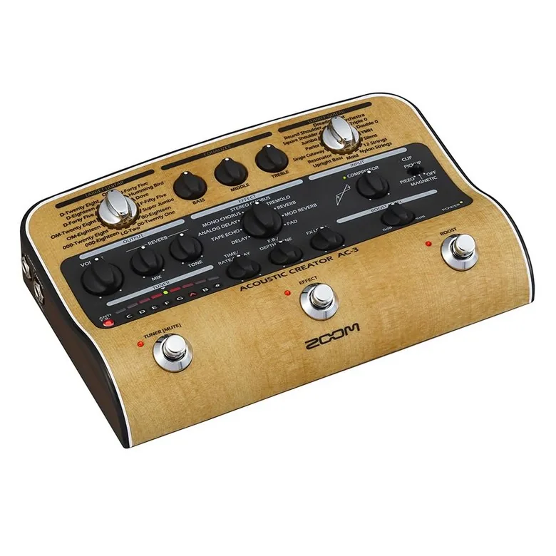 쿠팡 ZOOM AC-3 16 DI XLR 줌 어쿠스틱 기타용 프리앰프
