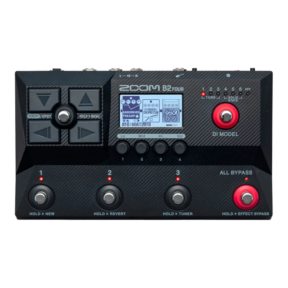 쿠팡 ZOOM B2 FOUR Effects & Amp Emulator