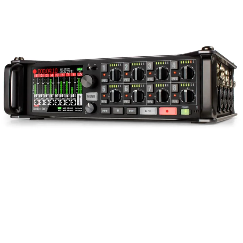 쿠팡 ZOOM F8nPro AD 8채널 32bit 필드 레코더 Neutrik XLR