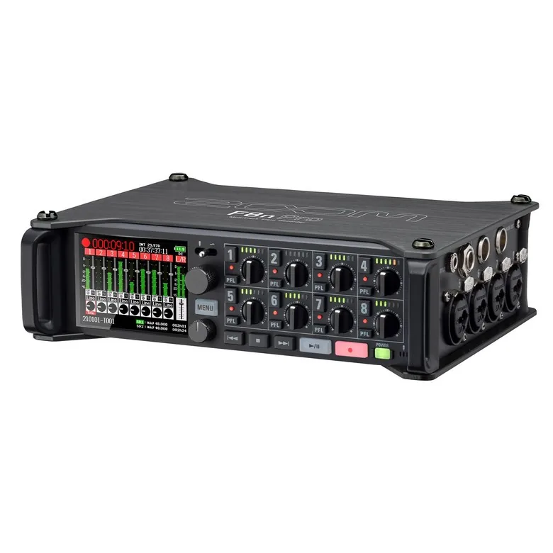 쿠팡 줌 F8n Pro 필드 레코더 8ch 입력 XLR TRS 32bit 플로트 블랙