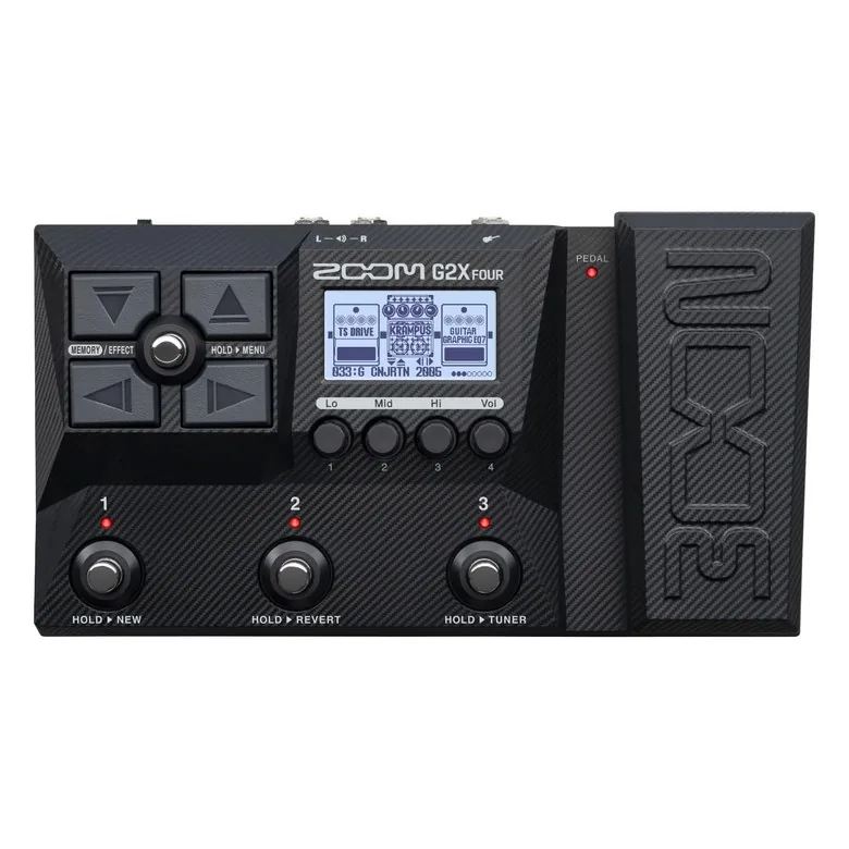 쿠팡 ZOOM G2X FOUR 기타 이펙터 블랙 멀티 레이어 IR 기능 페달