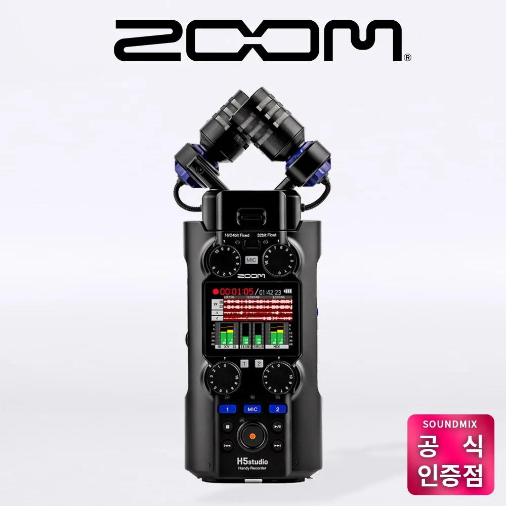 쿠팡 ZOOM H5 Studio 핸디레코더 오디오인터페이스