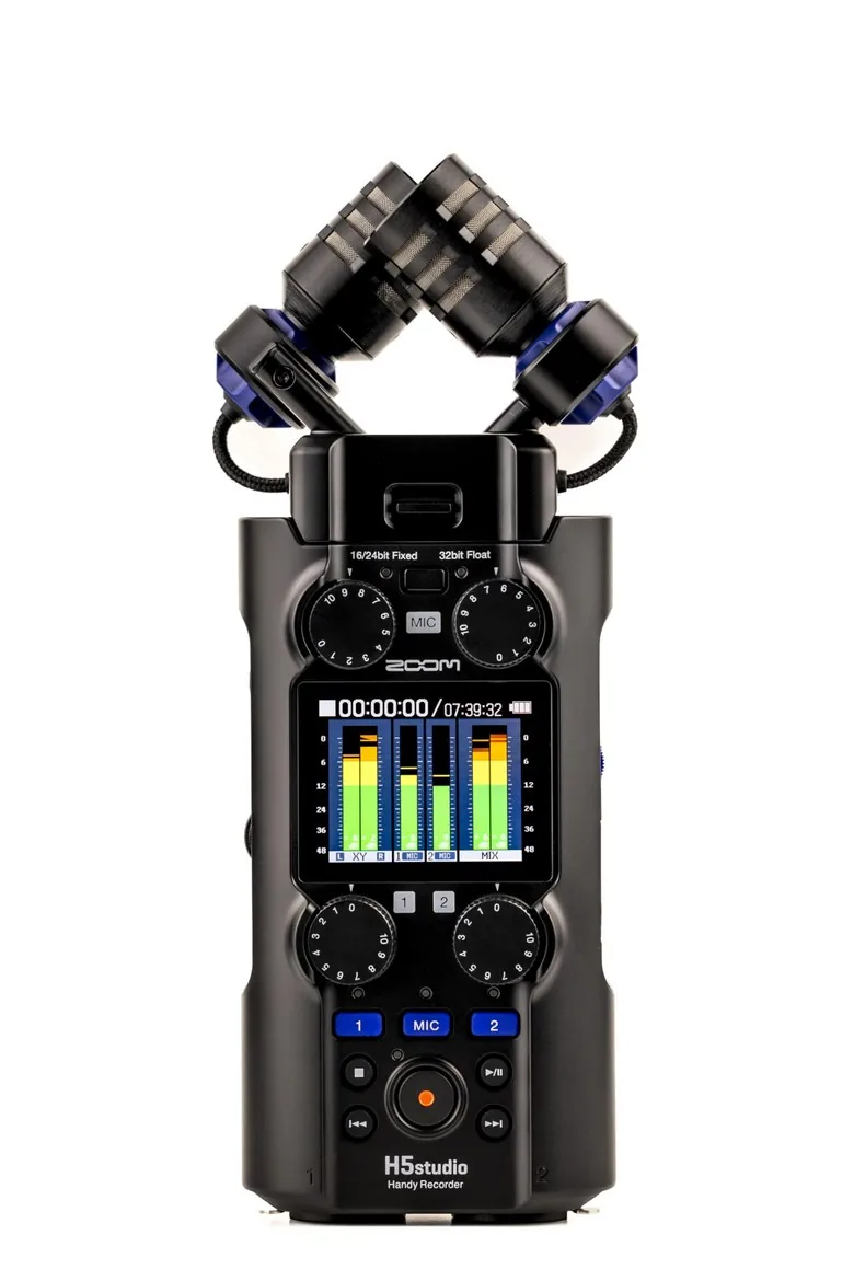 쿠팡 ZOOM H5studio PCMIC 32bit XY 줌 핸디 레코더 블랙
