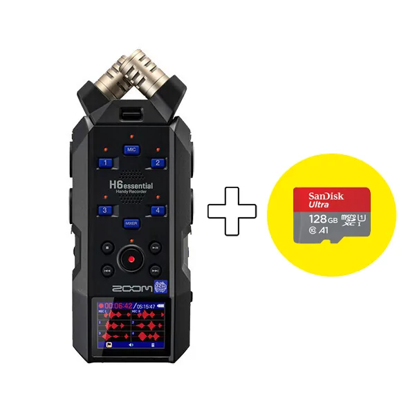 쿠팡 ZOOM H6 Essential 6트랙 핸디 레코더 128GB