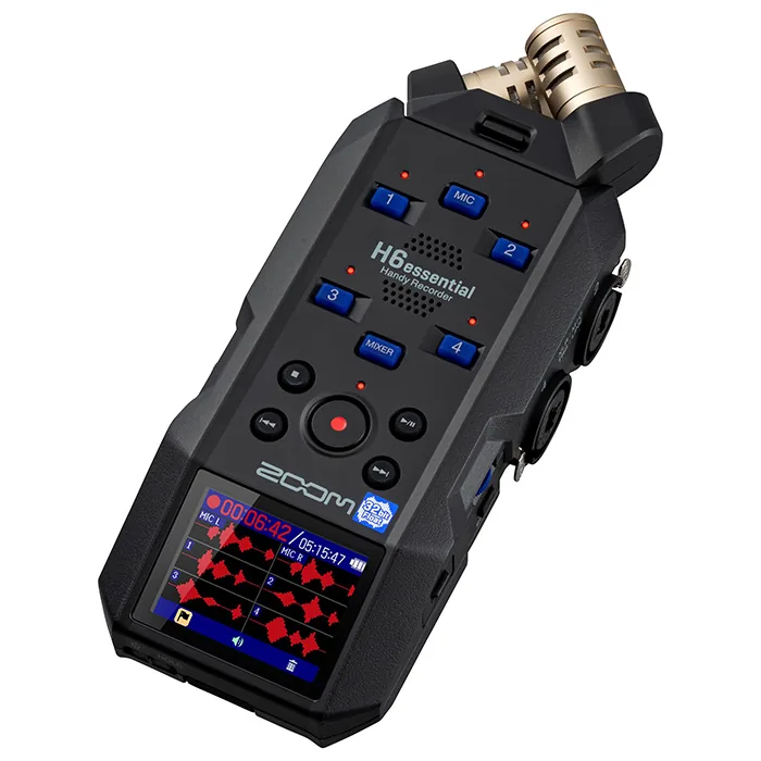 쿠팡 ZOOM H6 essential 128GB 32bit H6E 강의 회의 인터뷰 공연장 브이로그 악기레슨 방송장비 ASMR마이크