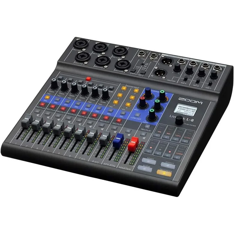쿠팡 ZOOM L-8 8트랙 12입력 USB 디지털 믹서 오디오 인터페이스