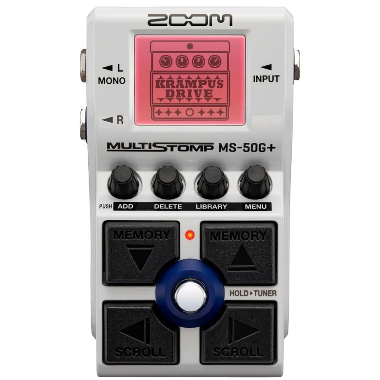 쿠팡 ZOOM MS-50G Plus 기타 멀티 스톰프 화이트