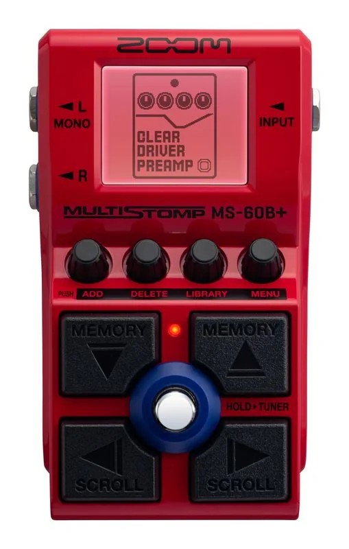 쿠팡 ZOOM MS-60B+ Multi Stomp for Bass Effector 베이스용 멀티 이펙터