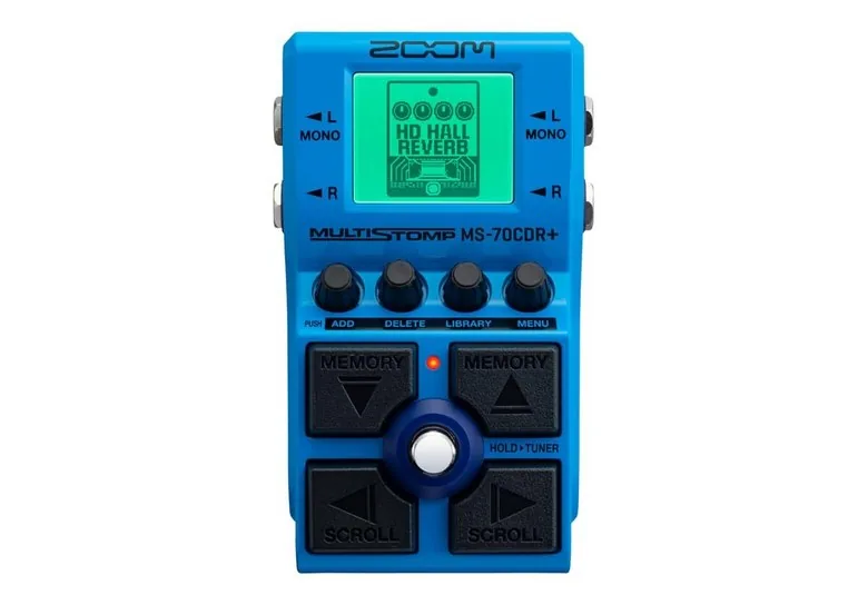 쿠팡 ZOOM MS-70CDR+ 줌 멀티 스톰프 페달 블루