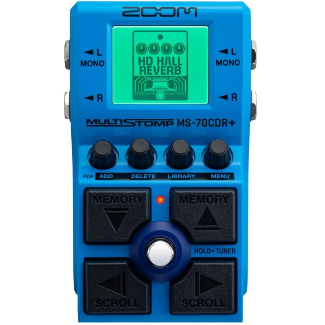 쿠팡 MS-70CDR Plus ZOOM 멀티 스톰프 이펙트 기타베이스신디 대응