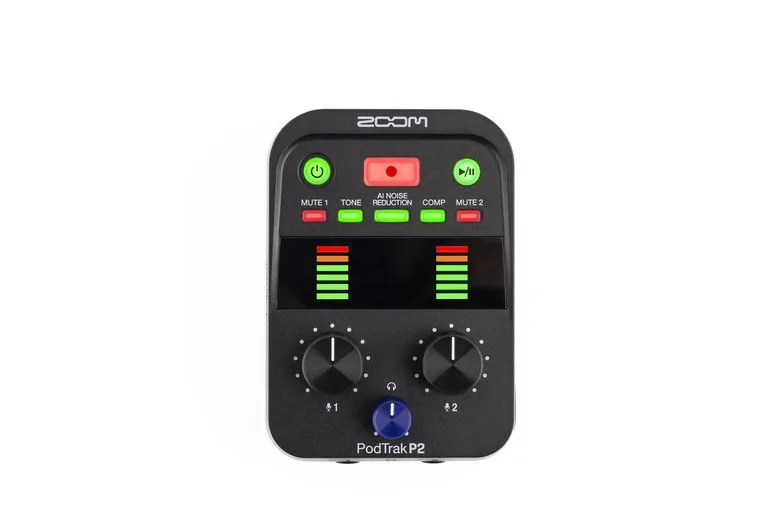 쿠팡 ZOOM P2 AI USB 팟캐스트 레코더 블랙