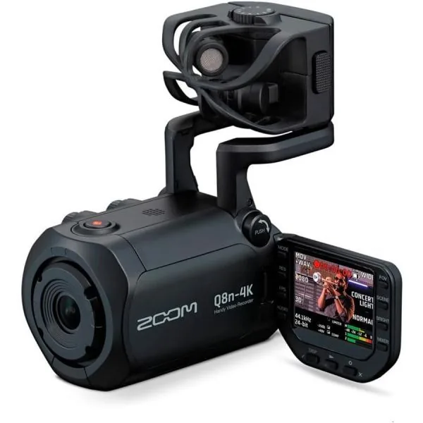 쿠팡 Zoom Q8n-4k 핸디 비디오 레코더 4K UHD 스테레오 마이크 XLR 입력 오디오 녹음 웹캠