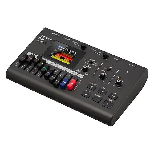 쿠팡 ZOOM R12 8트랙 멀티트랙 레코더 2.4인치 터치스크린